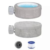 Bestway 60065 BW СПА-бассейн 132/180х66см "Zurich AirJet" 669л, круглый, аэромассаж