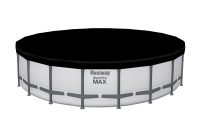 Bestway 561FM BW Каркасный бассейн Steel Pro Max 610x132см, 33240 л, фил.-нас. 9463 л\ч, лестн, тент