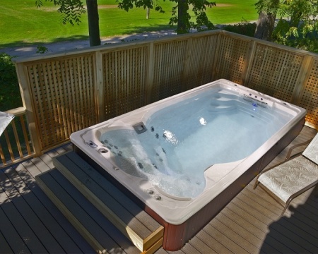 Плавательный спа-бассейн Jacuzzi SwimLife 14ft Swim Expert