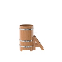 Купель овальная из дуба 0,59х1,06