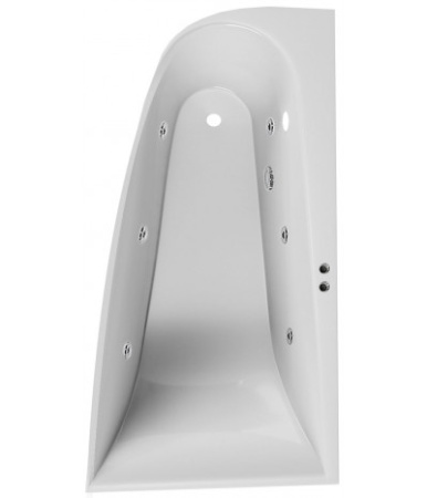 Ванна Boomerang Vayer 170x90 (Правая) с гидромассажем