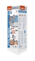 Bestway 56408 BW Каркасный бассейн Steel Pro Max 305х76см, 4678л, фил.-насос 1249л/ч