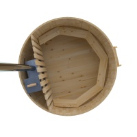 Фурако из кедра D=2.1 с внутренней печкой.