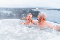 MSpa LR042U-GL СПА-бассейн 180х70см "Glow" 700л, круглый, аэромассаж, Led-подсветка