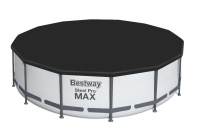 Bestway 5612X BW Каркасный бассейн Steel Pro Max 427х122см, 15232л, фил.-насос 3028л/ч, лестница, тент