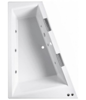 Ванна Riho Doppio 180х130 с гидромассажем (Левая, встраиваемая)