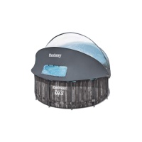 Bestway 5619K BW Каркасный бассейн Steel Pro Max 366х122см, 10250л, с навесом, фил.-насос 2006л/ч, лестница, тент