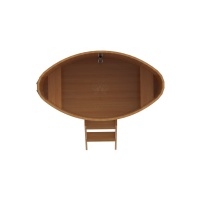 Купель овальная из лиственницы 0,95х1,60