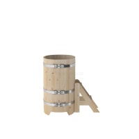 Купель овальная из кедра 1,15х1,83