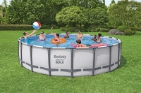 Bestway 561FM BW Каркасный бассейн Steel Pro Max 610x132см, 33240 л, фил.-нас. 9463 л\ч, лестн, тент