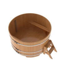 Купель круглая из лиственницы d=1,80