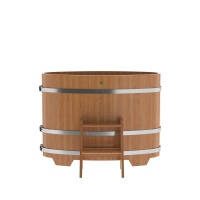 Купель овальная из дуба 0,69х1,31